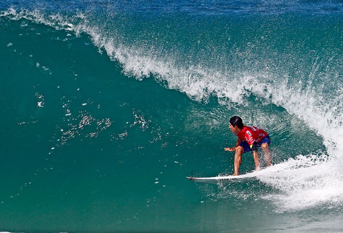 Gabriel Medina surfe Rio Pro  (Foto: Ivo Gonzalez / Agencia O Globo)