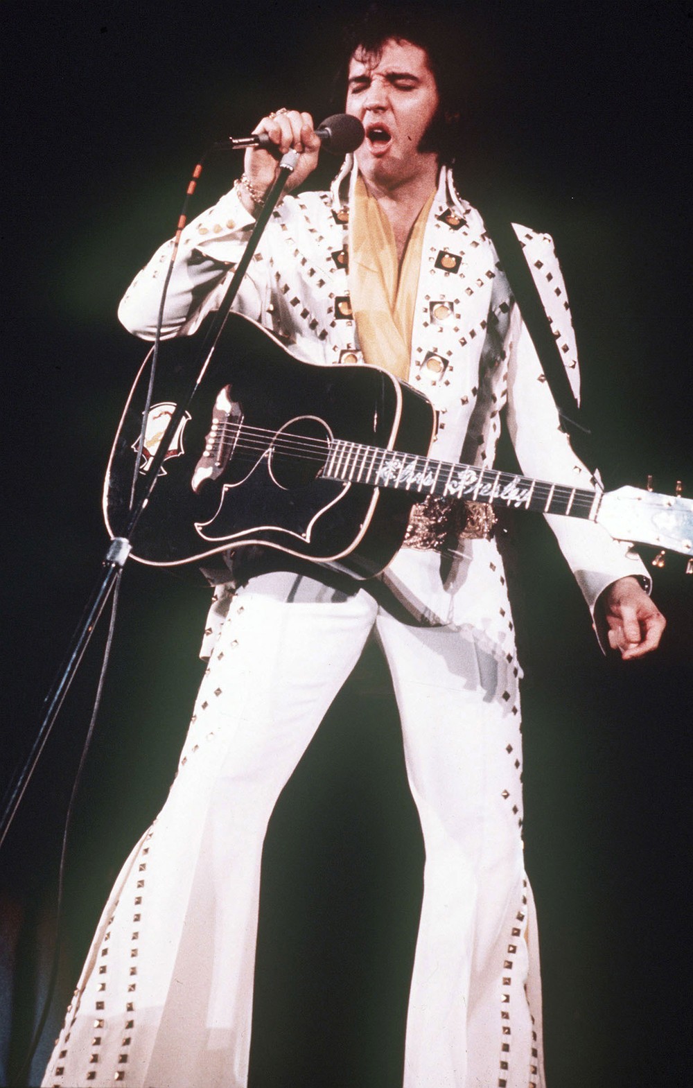 O roqueiro Elvis Presley (Foto: AP Arquivo)