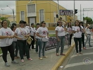 Grupo organizou ato pelas redes sociais (Foto: Reprodução / TV Grande Rio)