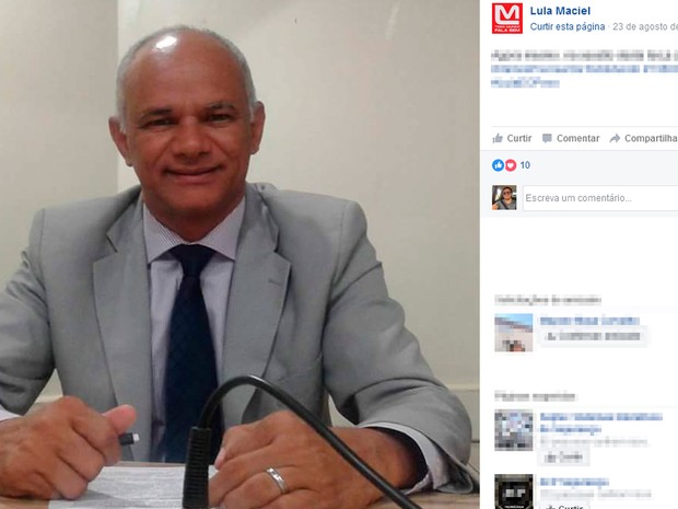 Lula Maciel (PT) é secretário de governo em Lauro de Freitas (Foto: Reprodução / Facebook)