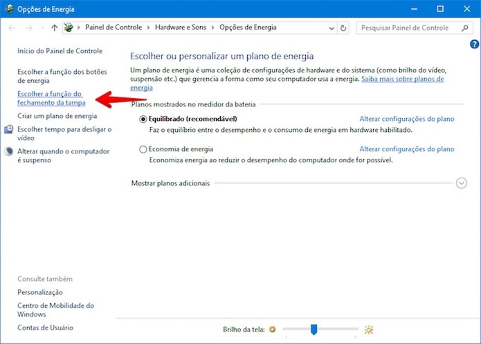 Clique sobre a opo indicada Foto Rodrigo RosalinskiTechTudo