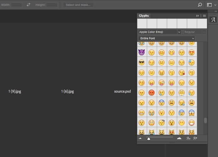 Emojis disponíveis (Foto: Reprodução/André Sugai)