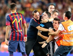 Neymar Barcelona e Santos (Foto: Agência AFP)