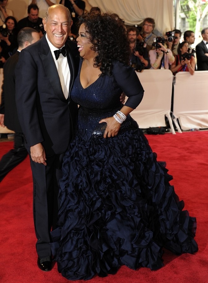 Oscar de la Renta e Oprah Winfrey (Foto: Getty Images)