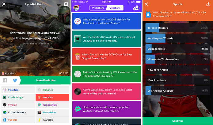 Called It! é um app para quem gosta de dizer Eu avisei (Foto: Divulgação/Uncharted Creations Inc)
