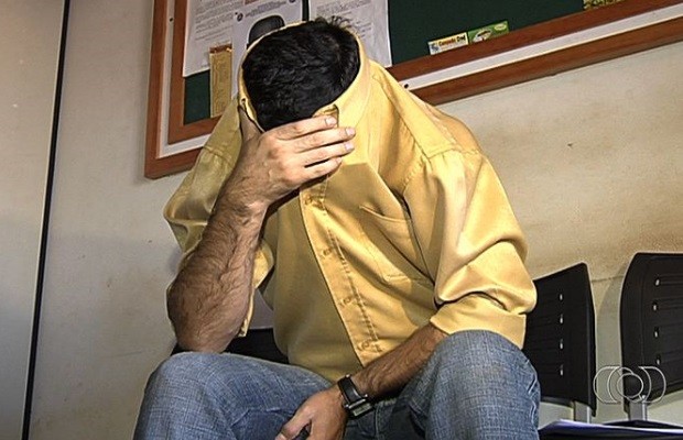 Professor da rede municipal é preso suspeito de estuprar 18 alunas menores de idade, em Goianira, Goiás (Foto: Reprodução / TV Anhanguera)