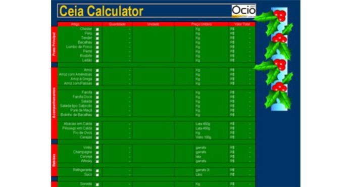 Ceia Calculater (Foto: Reprodução)