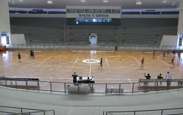 Arena Santos (Foto: Bruno Gutierrez / Globoesporte.com) Arena Santos (Foto: Bruno Gutierrez / Globoesporte.com)