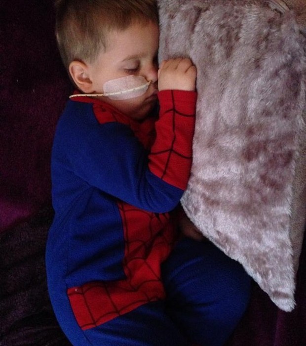 Jayden vestido de spidey (Foto: Reprodução/ Facebook) Jayden vestido de spidey (Foto: Reprodução/ Facebook)