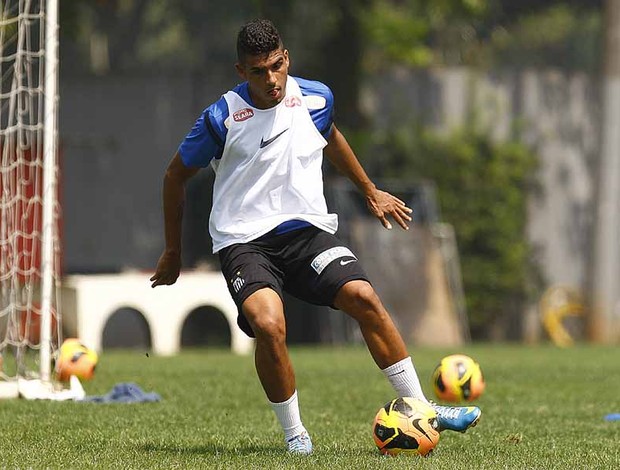 Emerson, lateral-esquerdo do Santos (Foto: Ricardo Saibun/Divulgação Santos FC)