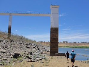 Barragem do Chapéu está com 7,4% da capacidade (Foto: Ângelo Carvalho/Arquivo pessoal)