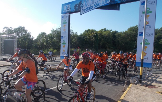 Largada do Pedala São Luís 2013 (Foto: Bruno Alves/Globoesporte.com)