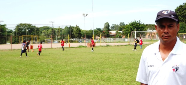 Edson Mendes, o Tupã, olheiro do São Paulo Futebol Clube (Foto: Filipe Rodrigues)