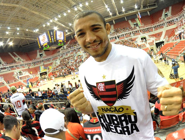 José Aldo UFC MMA basquete Flamengo (Foto: Alexandre Vidal / Flaimagem)