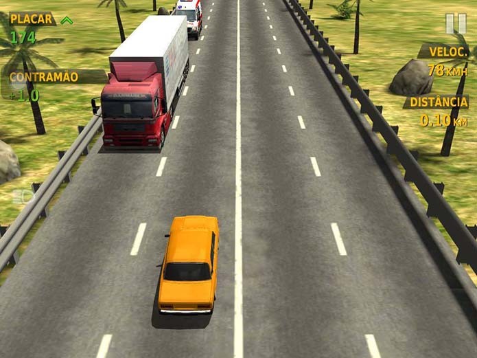 Aposte na contramão em Traffic Racer (Foto: Reprodução/Murilo Molina)