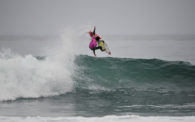 Gabriel Medina na segunda fase do WQS de Trestles (Foto: Divulgação Nike)