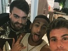 Neymar se diverte com Thiago Gagliasso