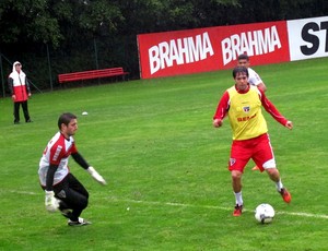 Kaká Treino São Paulo (Foto: Marcelo Prado)
