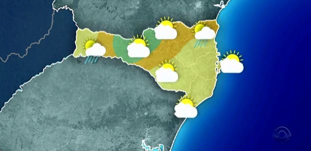 Dia tem nebulosidade e temperaturas amenas (Foto: Reprodução/RBS TV)