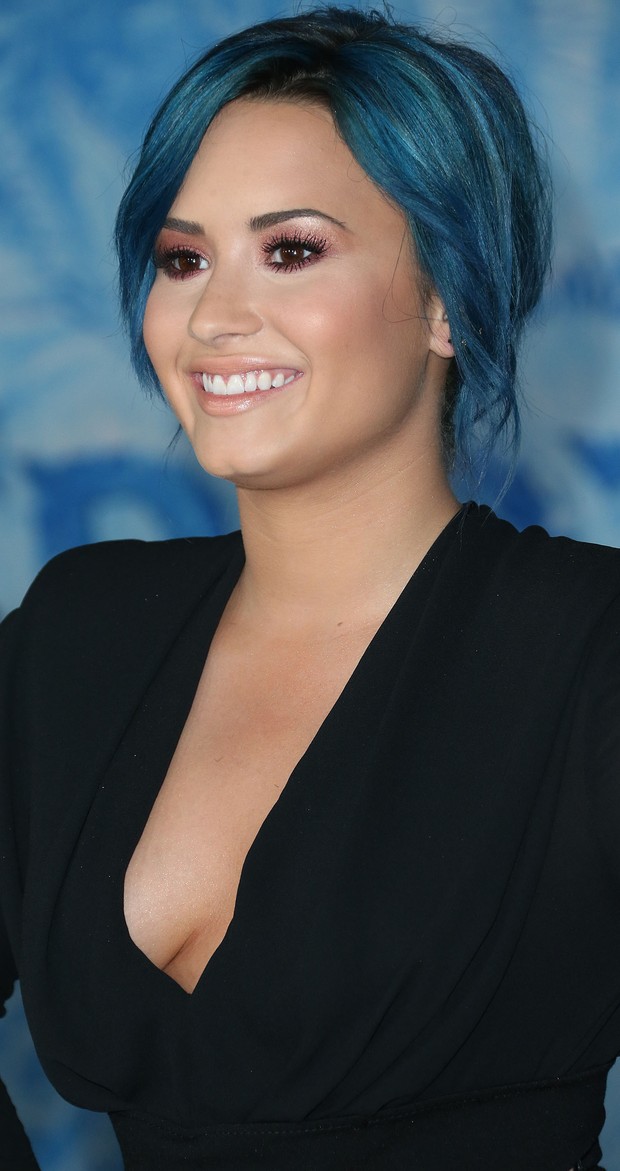 Demi Lovato em première de filme em Los Angeles, nos Estados Unidos (Foto: Frederick M. Brown/ Getty Images/ AFP)