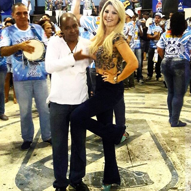 Antonia Fontenelle em ensaio da Caprichosos de Pilares (Foto: Reprodução/Instagram)