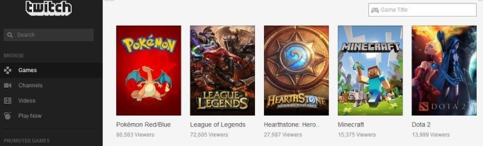 Twitch Plays Pokémon teve mais audiência do que League of Legends, Minecraft e Dota 2, sobrecarregando o sistema de streaming (Foto: Reprodução/Twitch)