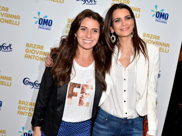 Giovanna Antonelli e Fernanda Motta em evento em São Paulo (Foto: Caio Duran e Francisco Cepeda/ Ag. News)