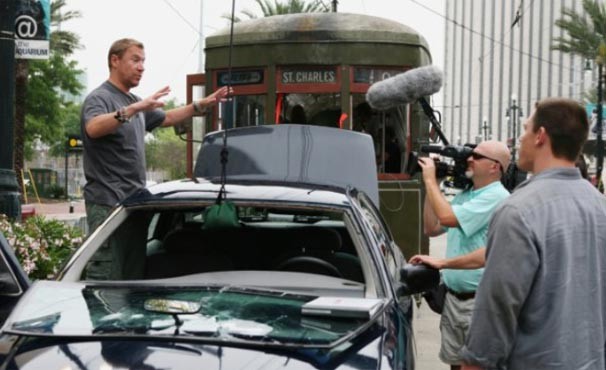 Renny Harlin gravou participação especial no filme (Foto: Divulgação / Reprodução)