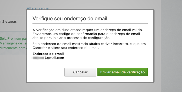 Confirmando endereço de e-mail (Foto: Reprodução/Helito Bijora)