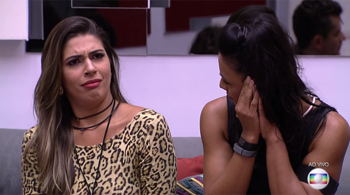 Vivian e Marinalva BBB17 (Foto: TV Globo)