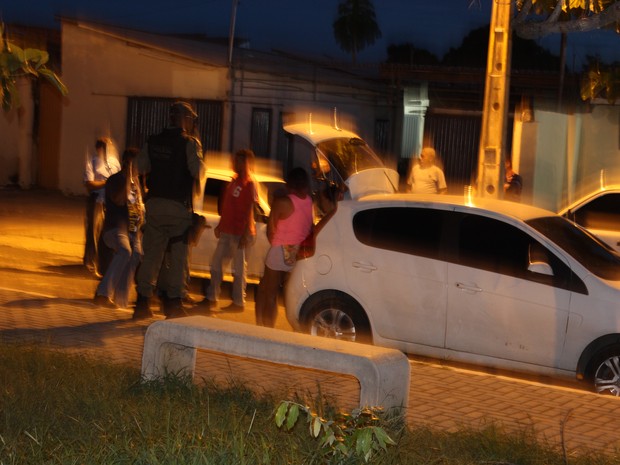 Trio foi capturado na mesma região onde os crimes aconteceram (Foto: Juliana Gomes/G1)