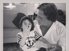 Mari Alexandre posta foto de Fábio Jr. cuidando do caçula: 'Muito amor!"