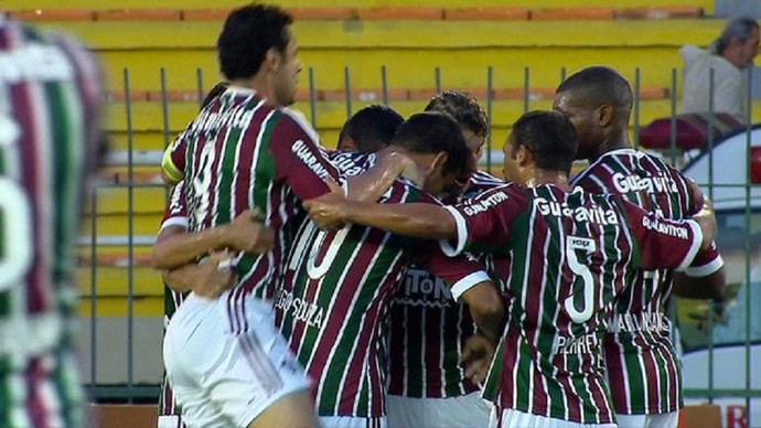 Gol Fluminense x Tigres grande (Foto: Reprodução) Gol Fluminense x Tigres grande (Foto: Reprodução)