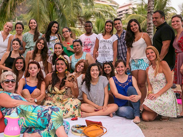 O encontro reuniu fãs de todas as idades na Lagoa Rodrigo de Freitas (Foto: Inacio Moraes / Gshow)