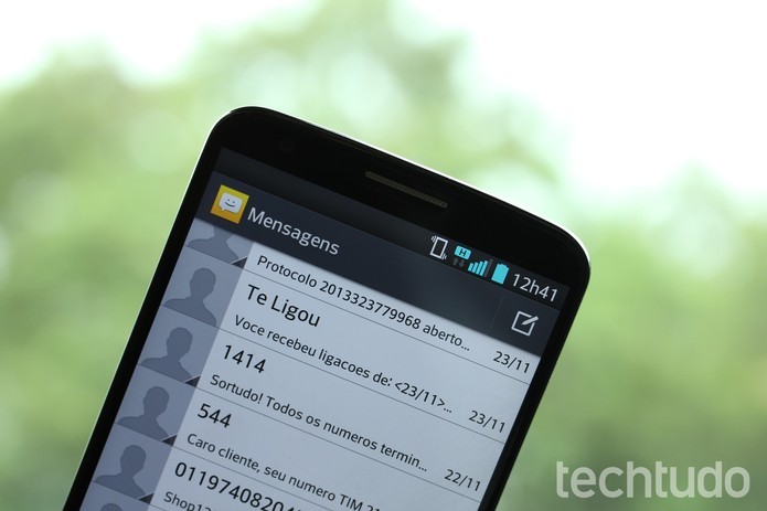 SMS comum tem menos recursos que RCS (Foto: Luciana Maline/TechTudo)