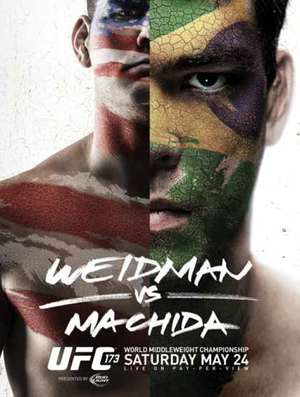 Pôster UFC 173 Chris Weidman Lyoto Machida (Foto: Reprodução/Twitter)