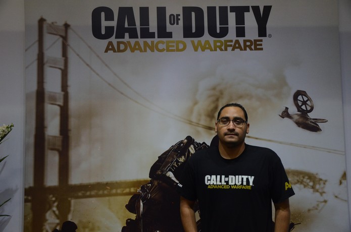 Mike Mejia conversou com o TechTudo sobre Call of Duty Advanced Warfare na BGS 2014 (Foto: Matheus Vasconcellos/ TechTudo) Mike Mejia conversou com o TechTudo sobre Call of Duty Advanced Warfare na BGS 2014 (Foto: Matheus Vasconcellos/ TechTudo)