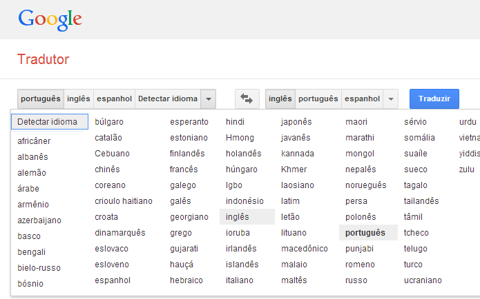 Ativar a opção Detectar idioma no Google Tradutor (Foto: Reprodução/Edivaldo Brito)