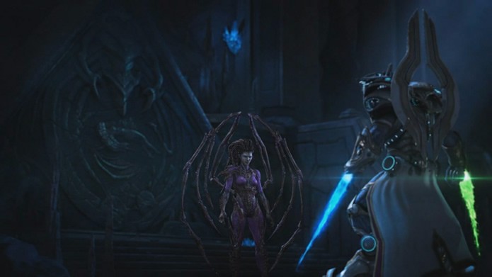 Os vídeos de StarCraft 2: Legacy of the Void apresentam uma qualidade excelente e ilustram momentos chaves da trama (Foto: Reprodução/Daniel Ribeiro)