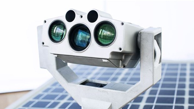 Uma das câmeras do robô criado para a expedição à Lua (Foto: Divulgação)