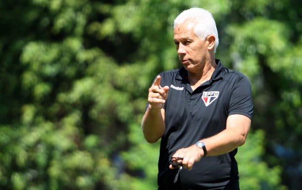 Emerson Leão, treino do São Paulo (Foto: Anderson Rodrigues/Globoesporte.com)