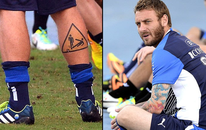 Daniele De Rossi tatuagem Copa (Foto: Getty Images)