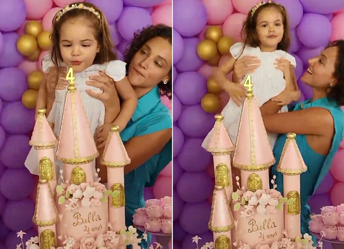 Debora Nascimento mostra festa de 4 anos da filha, Bella (Foto: Reprodução/Instagram)