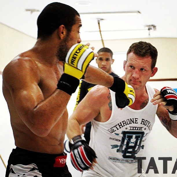 José Aldo e Gray Maynard UFC MMA (Foto: Ana Hissa/ SporTV.com)