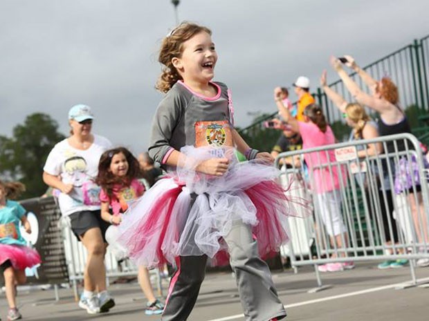 Crianças também participaram da prova de 5 km (Foto: Walt Disney World/Divulgação)