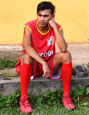 Araújo Jordão, atacante do Galvez (Foto: Duaine Rodrigues)
