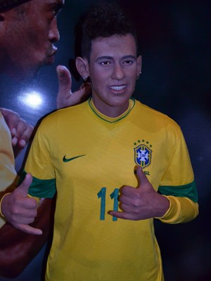 Neymar é um dos atletas homenageados na mostra (Foto: Divulgação)