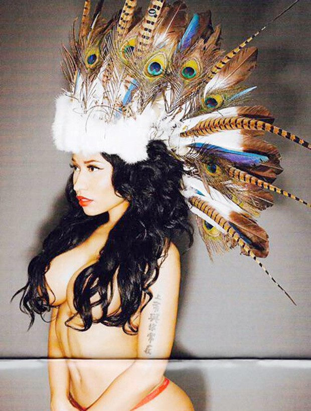 Nicki Minaj em novembro (Foto: Reprodução)