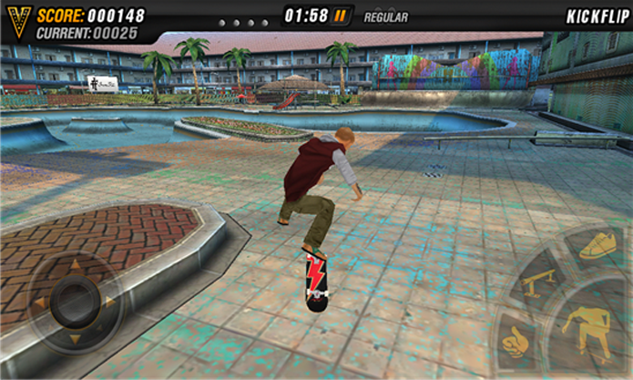 Mike V: Skateboard Party traz manobras radicais e controles apurados para o seu Windows Phone (Foto: Divulgação/Windows Phone Store)