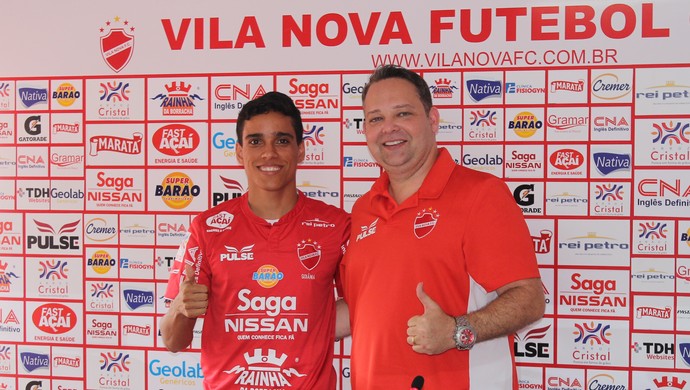 Wendell Lira - atacante do Vila Nova (Foto: Fernando Vasconcelos / GloboEsporte.com)